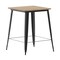 Flash Furniture 31.5 SQ Bar Top Table Brown Poly Top/Black Frame JJ-T14619H-80-BRBK-GG - alternate 7